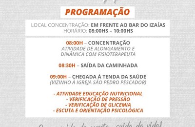 Nesta quinta (31): Ações de Saúde encerram atividades do Janeiro Branco em Marechal Deodoro 