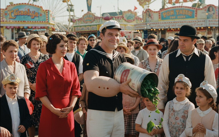 Ranzinza, forte à base de espinafre e apaixonado por Olívia Palito, Popeye completa 97 anos