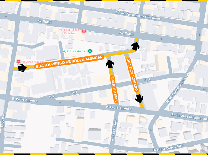 Novas alterações de sentido entram em vigor no bairro Poço no dia 11 de outubro