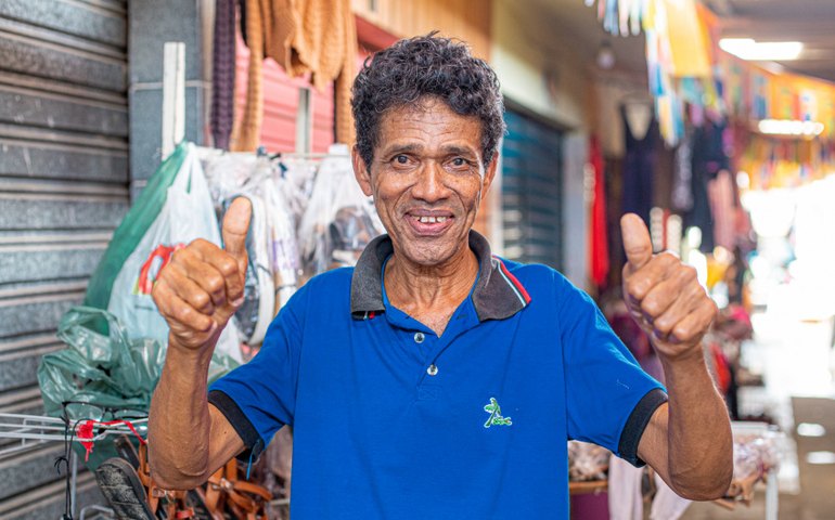 Comerciantes aprovam reformas em andamento na Feira do Jacintinho