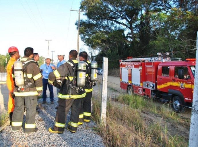 Algás realiza simulado de vazamento de odorante em Rio Largo