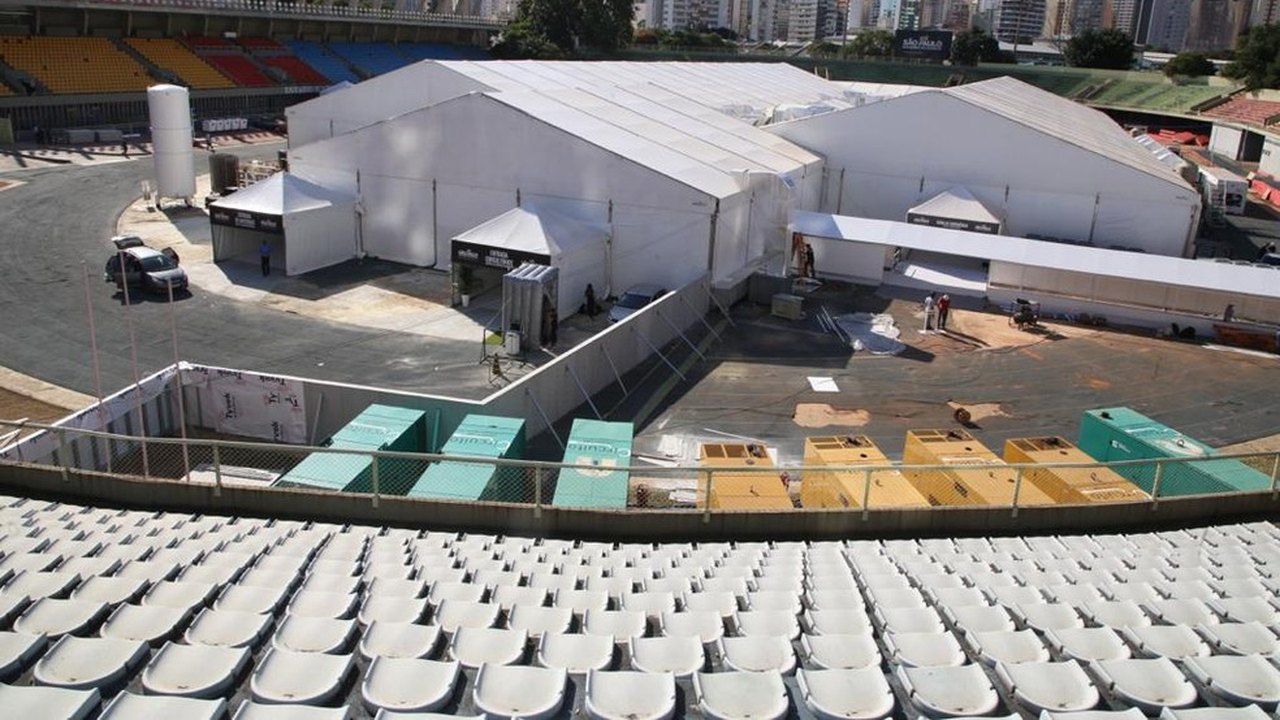 Hospital de Campanha do Ibirapuera recebe 58 pacientes em 48 h de funcionamento