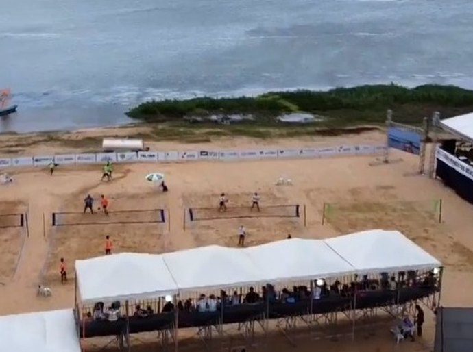 Orla de Penedo recebe segunda edição do Open Penedo de Beach Tennis