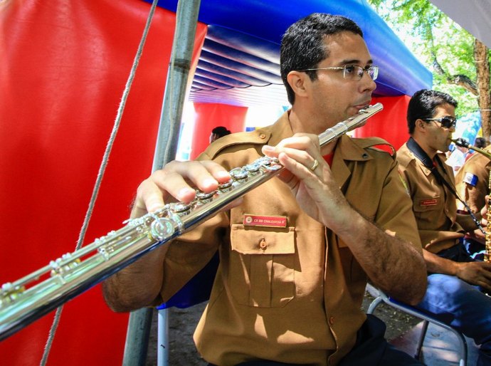 Banda do Corpo de Bombeiros vai animar o Lazer na Centenário