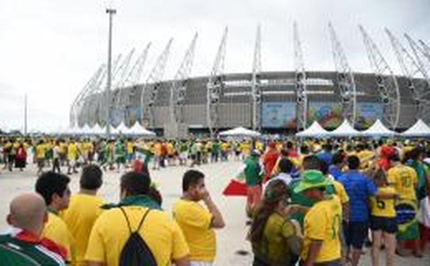 Palco de Brasil e Colômbia, Castelão receberá seu maior número de turistas