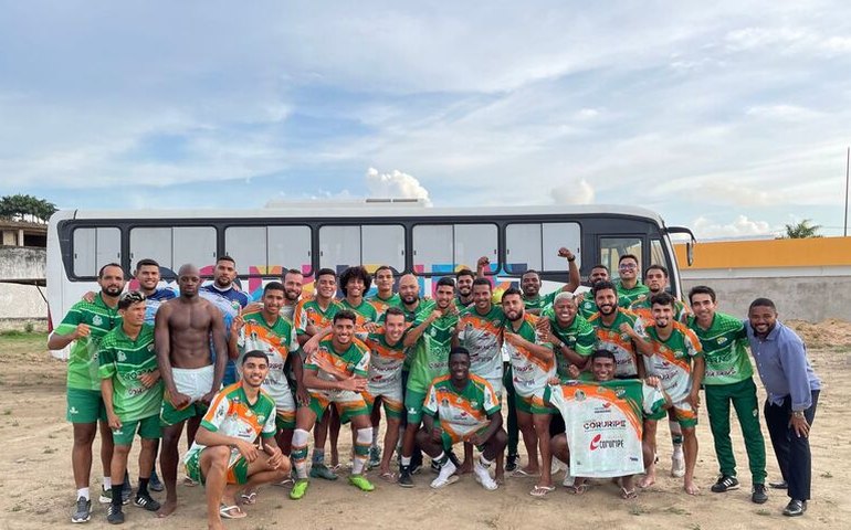 Coruripe vence Miguelense, segue invicto e na liderança do Grupo B da Copa Alagoas