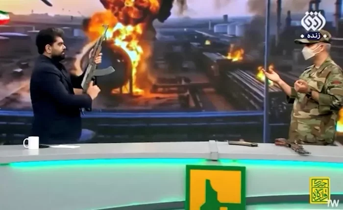 Apresentador disparou fuzil durante programa exibido pela televisão estatal do Irã