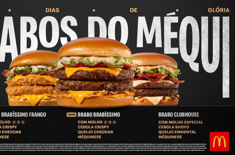 Novos sanduíches “Brabo Brabíssimo” chegam ao McDonald's para celebrar os dias de glória