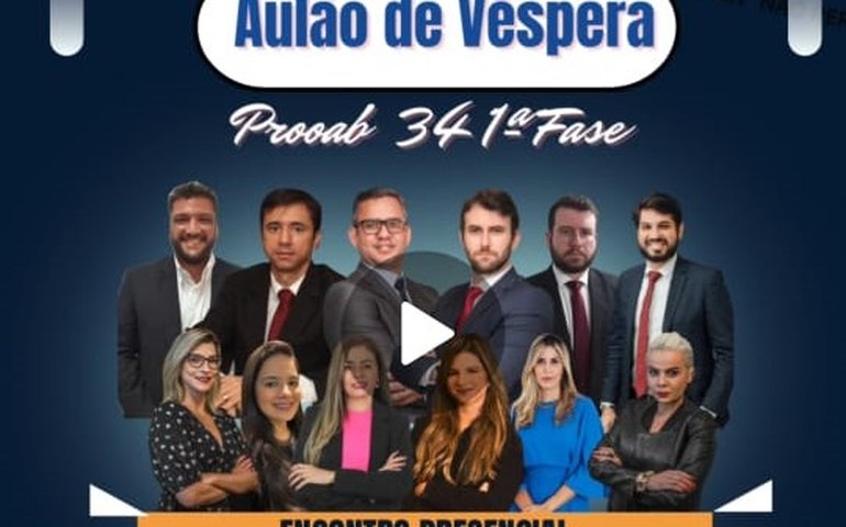 Cursinho de Maceió oferece aulão de véspera gratuito para inscritos na prova da OAB