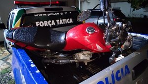 Homem rouba moto, sofre acidente e morre após confronto em Nossa Senhora do Socorro / Foto: Foto: Polícia Militar/SE