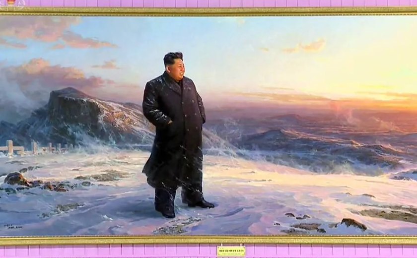 Ditador da Coreia do Norte aprova inédita divulgação de pinturas de si mesmo em exposição de arte