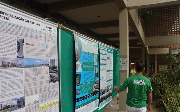 Verticalização urbana é tema de exposição que está na Faculdade de Arquitetura