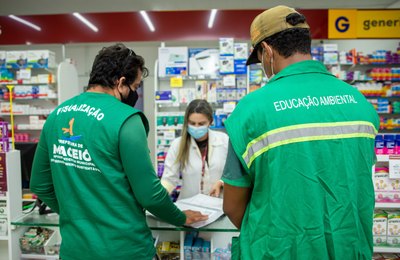 Desenvolvimento Sustentável realiza fiscalização em grandes geradores do Centro da cidade 