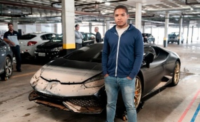Avaliado em R$ 1,6 milhão, o carro é um Huracán LP610, de modelo 2015