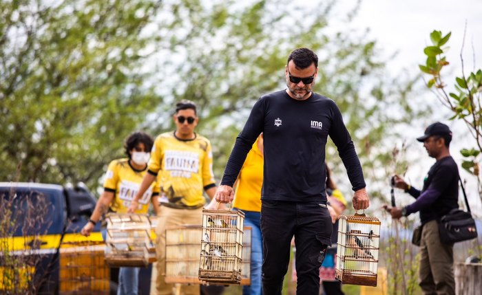 Soltura ocorreu nesta quinta-feira (1) em um refúgio de vida silvestre, em Água Branca