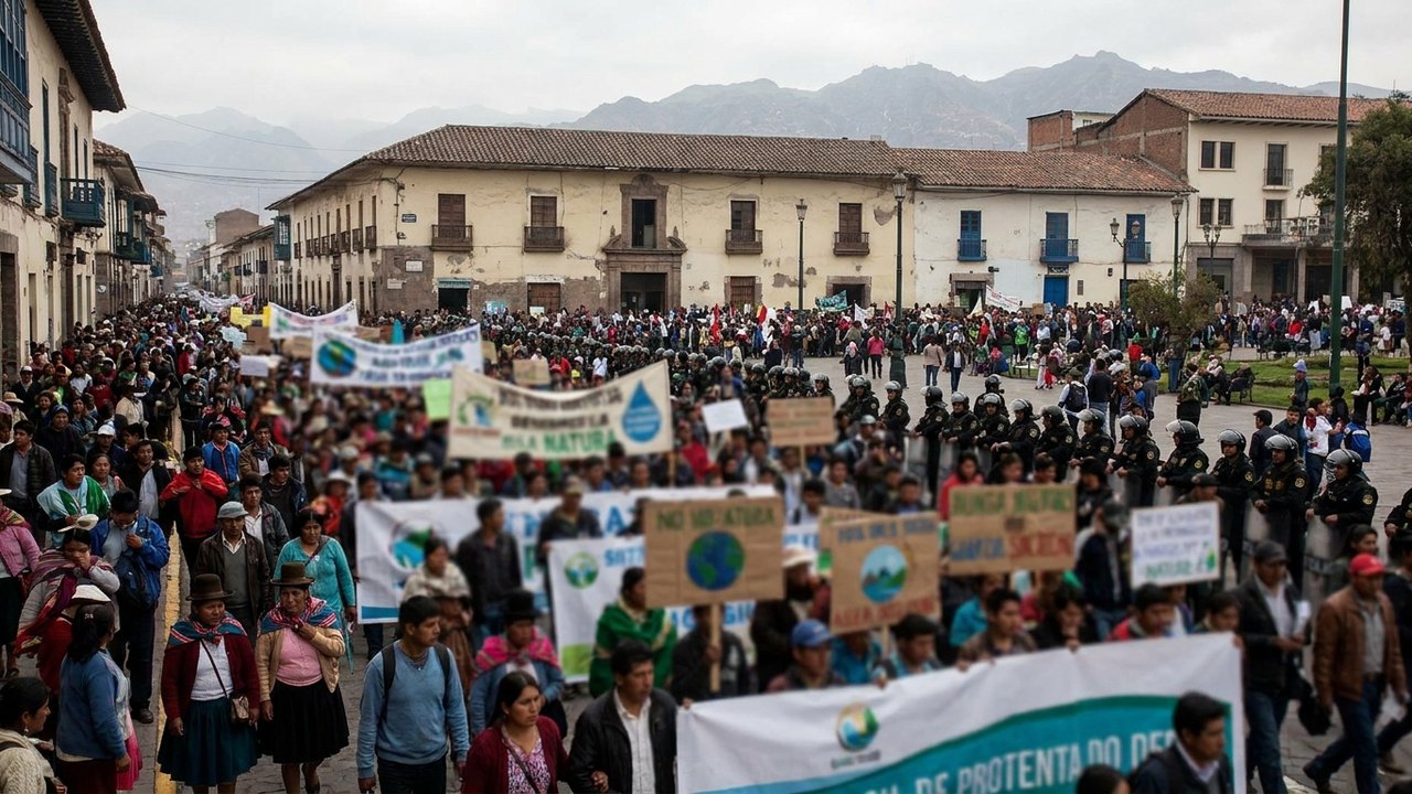 Crise ambiental e insegurança levam milhares de manifestantes às ruas do Peru