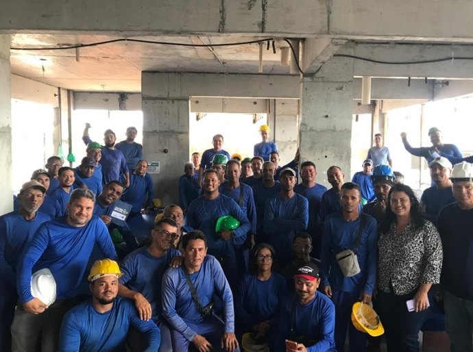 Saúde de Maceió leva serviços a trabalhadores de obra no Benedito Bentes