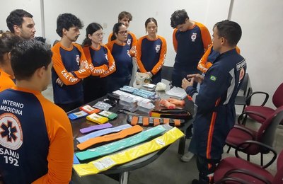 Samu capacita acadêmicos de medicina da Uncisal para estágio curricular