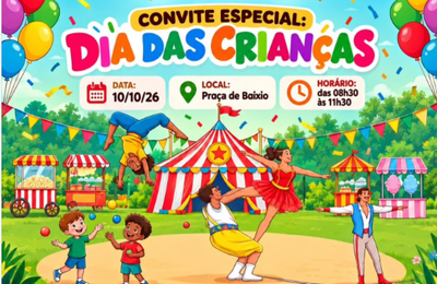 A magia do circo invade Baixio: Instituto VOAR promove evento de Dia das Crianças no litoral norte baiano