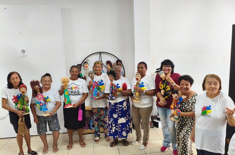 Idosas do Serviço de Convivência participam de evento na Biblioteca Graciliano Ramos