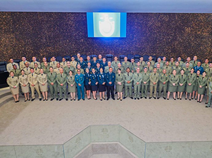 Polícia Militar forma 81 oficiais em mais uma turma do Curso de Comando e Estado Maior