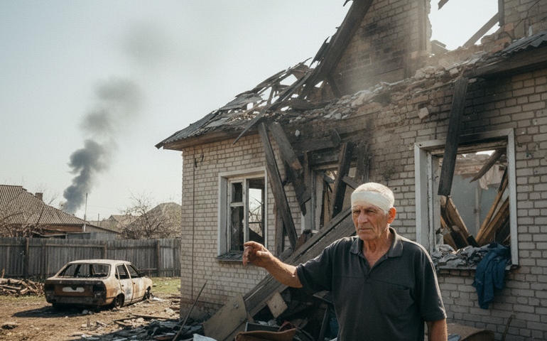 Refugiado relata como sobreviveu a quatro ataques consecutivos de drones ucranianos