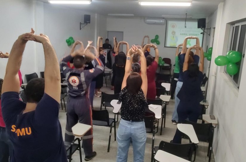 Samu Maceió promove ação do Abril Verde com foco na prevenção de acidentes de trabalho
