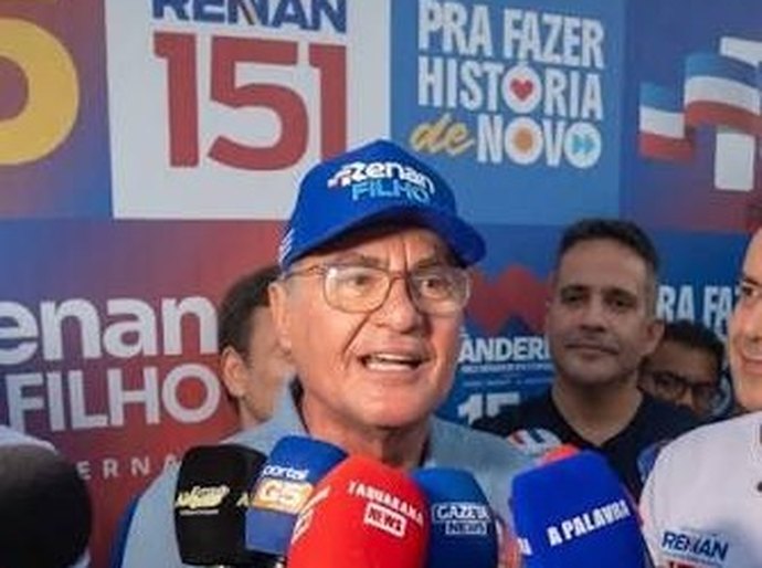 'Agressor de mulher não pode representar o povo', diz Renan Calheiros sobre MP concordar com impugnação do Dr. João Neto