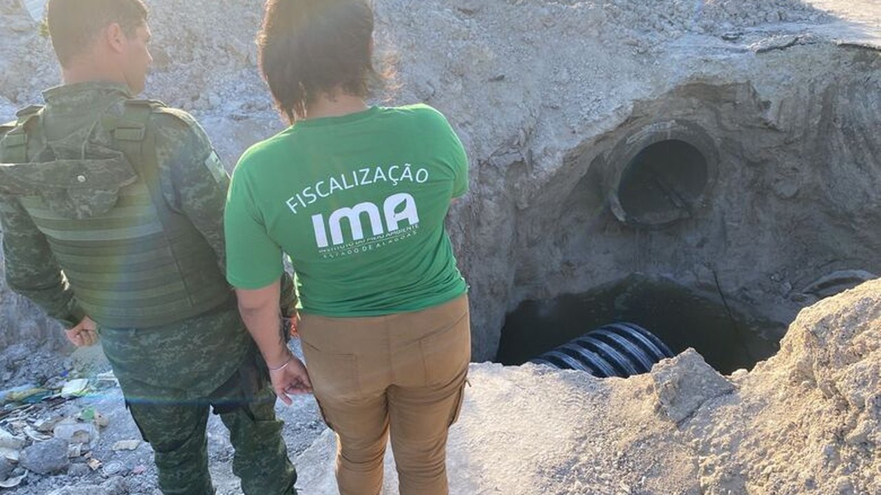 Prefeitura de Rio Largo é autuada por lançar esgoto em área de nascentes