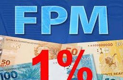 1% do FPM de dezembro será creditado nesta quinta nos municípios