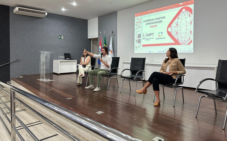 Audiência Coletiva do MPT aborda a importância da Aprendizagem para desenvolvimento socioeconômico de Alagoas