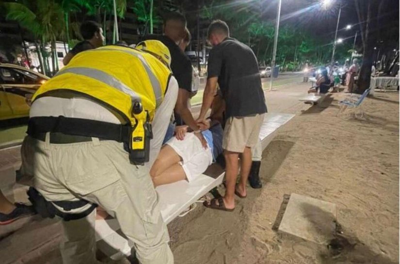 Ronda no Bairro atende duas emergências médicas na orla de Maceió