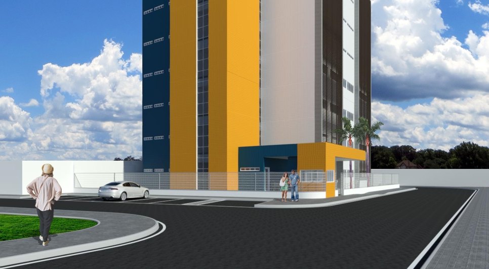 Construção do Senac em Glória