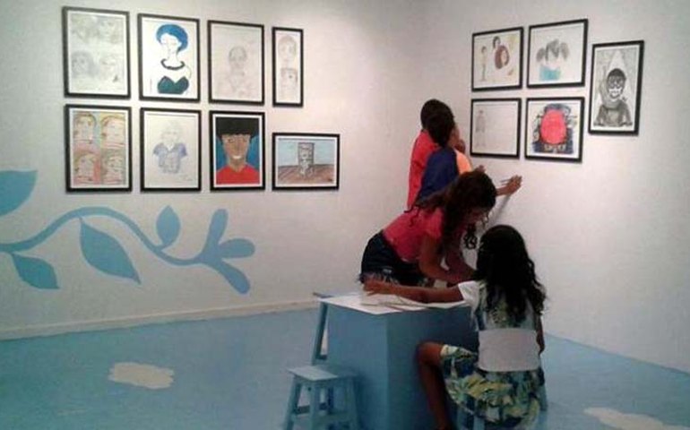 Maceió: Jovens atendidos pela Semas participam de oficina de pintura