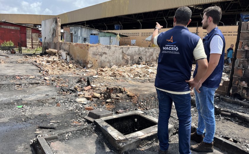 Barracas do Mercado da Produção serão restauradas após incêndio