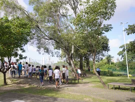 Projeto Recife Cidade Parque promove aula de campo no Parque das Graças