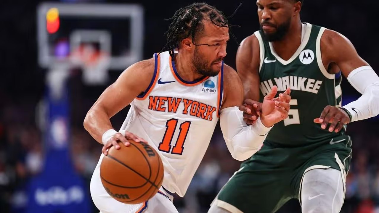 Knicks desencantam após nove derrotas seguidas diante do Milwaukee na NBA com show de Brunson