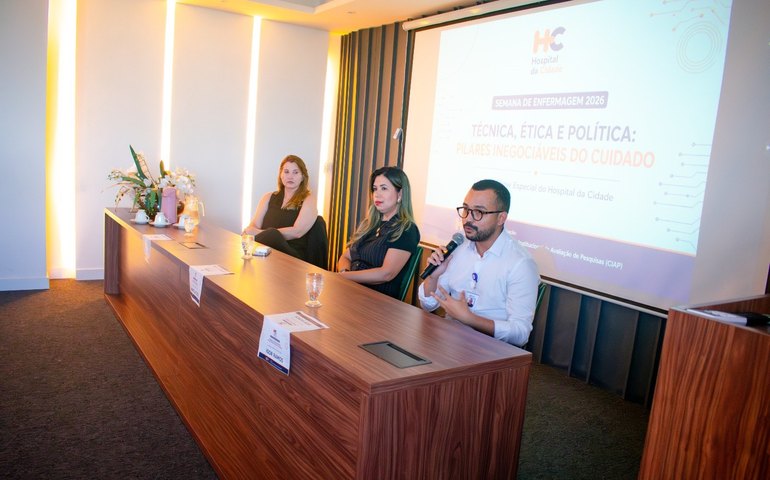 Hospital da Cidade promove debate sobre protagonismo da enfermagem durante programação especial da categoria
