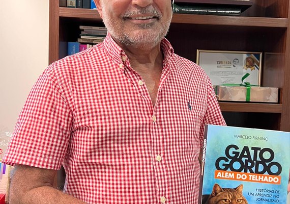 Jornalista Marcelo Firmino lança dia 8 de novembro o livro Gato Gordo além do telhado na 11ª Bienal