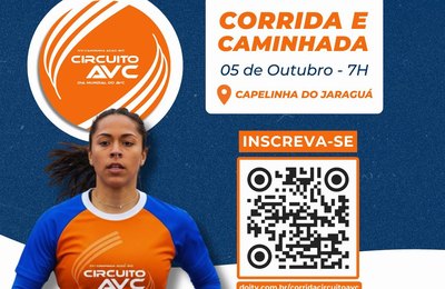 Circuito AVC 2025: inscrições abertas para corrida e caminhada na orla de Maceió em 5 de outubro