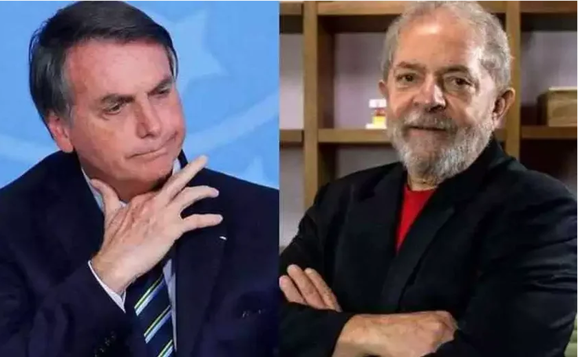 No 1º turno, Lula lidera com 41% contra 24% de Bolsonaro, aponta Exame/Ideia