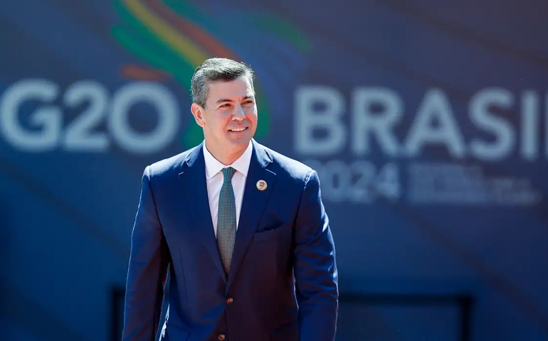 Paraguai: presidente Santiago Peña discute com Macron acordo entre UE e Mercosul