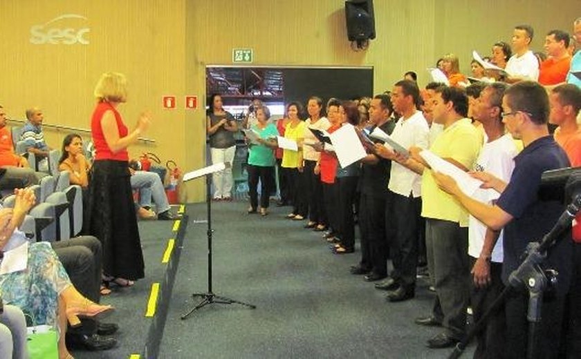 Apresentação de coro encerrou o Painel Funarte de Regência Coral em Alagoas