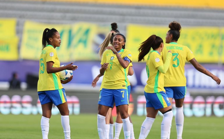 Liderada por Kerolin, seleção goleia Bolívia na Copa América