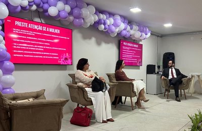 Juiz Ivan Melo orienta mulheres sobre denúncias de violência doméstica