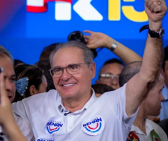 MDB oficializa candidatura de Renan Calheiros à reeleição ao Senado Federal