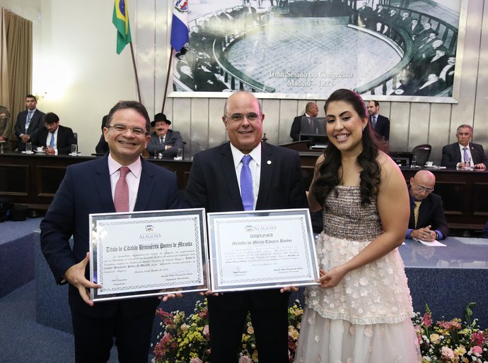 Presidente do Tribunal de Justiça é homenageado pelo Parlamento alagoano