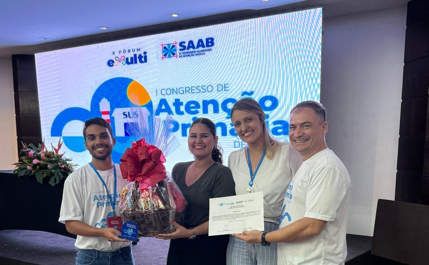 Saúde premia trabalhos no I Congresso de Atenção Primária de Maceió