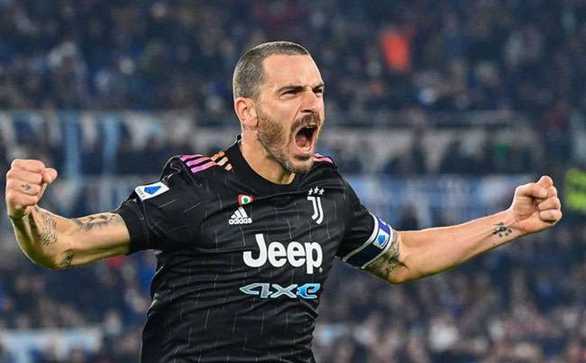 Juventus vence Lazio com 2 gols de pênalti de Bonucci e se estabiliza no Italiano