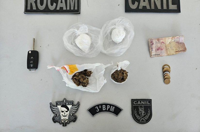 Polícia Militar apreende drogas após abordagens em Arapiraca